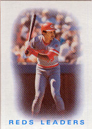 1986 Topps Baseball Cards      366     Reds Leaders#{Dave Concepcion
